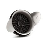Coupe - tomates en acier inoxydable argent