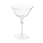 Coupe en verre transparent