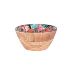 Coupelle 15 cm multicolore en bois