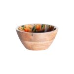 Coupelle 15 cm multicolore en bois