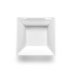 Coupelle carre en porcelaine blanc