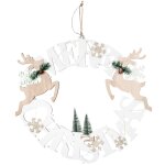 Couronne de no�l lumineuse multicolore