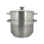 Couscoussier 10l en acier inoxydable