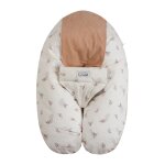 Coussin d'allaitement et de grossesse 3en1 multirelax ponge rose