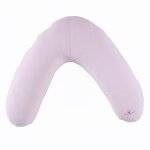 Coussin d'allaitement et de maternit 160 cm coton bio velours.