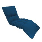 Coussin pour bain de soleil en polyester 185 x55cm bleu pétrole Coussin pour bain de soleil en polyester 185 x55cm bleu pétrole