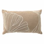 Coussin beige 30x50 cm