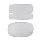 Coussin chaise haute bébé hydrofuge 2 pcs gris Coussin chaise haute bébé hydrofuge 2 pcs gris