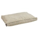 Coussin pour chien et chat motif vichy vert kaki 90x60
