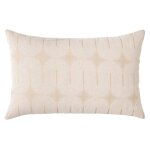 Coussin dhoussable polycoton blanc 40 x 60 cm