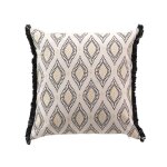 Coussin dhoussable en polycoton mtallis multicolore 45 x 45 cm