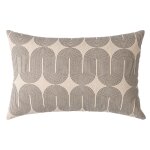 Coussin dhoussable polycoton noir 40x60cm