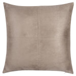 Coussin effet sudine grge 40x40