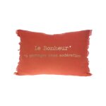 Coussin �lixir corail 40 x 60 cm
