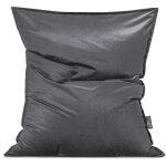 Coussin d'intérieur géant aspect velours anthracite 170x130cm Coussin d'intérieur géant aspect velours anthracite 170x130cm