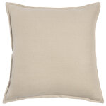 Coussin en lin lav beige 45x45