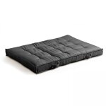 Coussin matelass pour palette gris 120x80