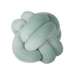 Coussin noeud vert en forme de balle 20 x 20 cm Coussin noeud vert en forme de balle 20 x 20 cm