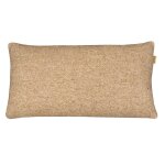 Coussin rectangle beige camel double face en laine recyclée 35x60 Coussin rectangle beige camel double face en laine recyclée 35x60