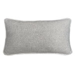 Coussin rectangle laine recyclée structure gris naturel 35x60 Coussin rectangle laine recyclée structure gris naturel 35x60