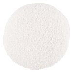 Coussin rond bouclette blanc d40 Coussin rond bouclette blanc d40