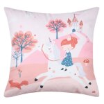 Coussin rose 40x40cm