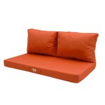 Coussins pour salon de jardin d�houssable 100x50cm orange