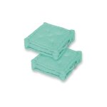 Coussin de sol lot de 2 - 50 x 50 cm vert