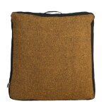 Coussin de sol en coton recyclé marron 57x57 Coussin de sol en coton recyclé marron 57x57