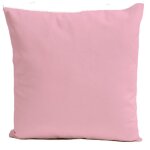 Coussin uni velours rose barbie 40x40cm Coussin uni velours rose barbie 40x40cm
