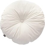 Coussin velours blanc