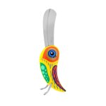 Couteau  beurre multicolore abs 5 x 3 x 13 cm