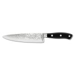 Couteau de chef 16 cm martel� avec protection de lame