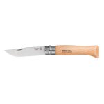 Couteau n9 lame inox marron