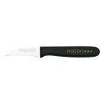 Couteau d'office 6 cm lame serpette classic noir en inox Couteau d'office 6 cm lame serpette classic noir en inox