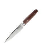 Couteau d'office en acier et bois de noyer 13, 5 cm
