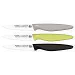 Couteau office lame lisse 11 cm (1 modle alatoire) multicolore en
