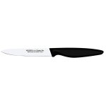 Couteau office lame lisse 11 cm noir en inox