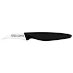 Couteau d'office lame serpette 6 cm noir en inox Couteau d'office lame serpette 6 cm noir en inox