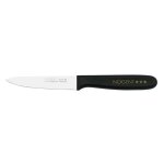 Couteau d'office manche noir en inox Couteau d'office manche noir en inox