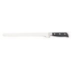 Couteau  saumon / jambon en acier noir 38, 5cm