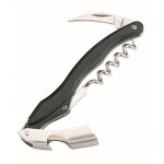 Couteau de sommelier en acier inoxydable argent Couteau de sommelier en acier inoxydable argent