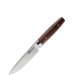 Couteau universel avec lame dentele en acier et bois 11, 5 cm
