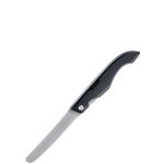 Couteau universel pliant en inox et plastique noir 13 cm Couteau universel pliant en inox et plastique noir 13 cm