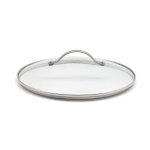 Couvercle 18 cm en verre transparent