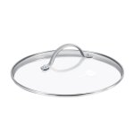 Couvercle 20 cm en verre transparent