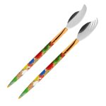 Couverts  salade paint pc 33 x 0 x 6 cm