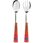 Couverts � servir rouge alliage de zinc 27 x 0 x 5 cm