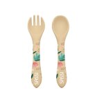 Couverts en silicone paresseux en silicone beige 14 cm