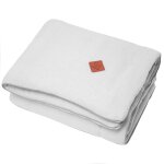 Couverture b�b� enfant en gaze de coton gris clair 100x70 cm